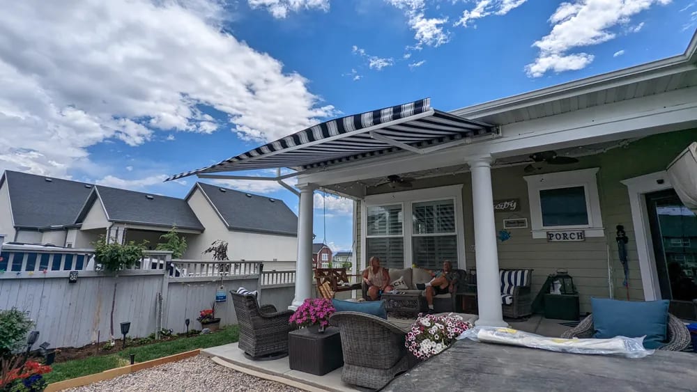 Retractable awning project photo 17